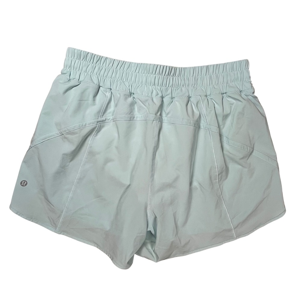 Lululemon Track That 5" Short Women  12 Blue Glow Lined Running Athletic Sporty - Picture 2 of 7
